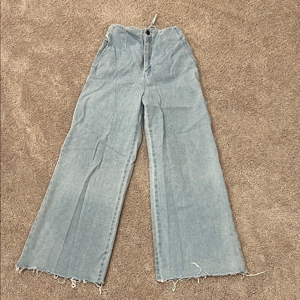 Chic Denim Wide Leg Jeans